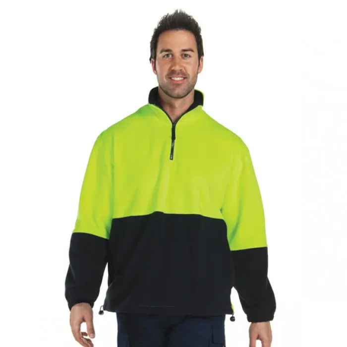 Hi Vis 1/2 Zip Polar
