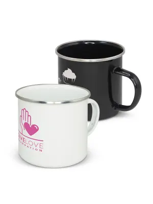 enamel mugs