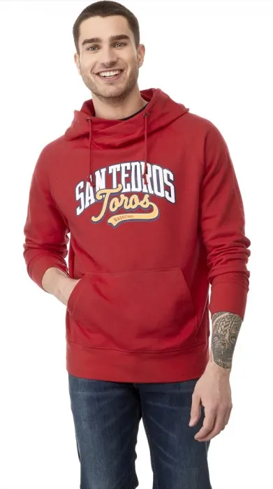 printed hoodie with branding