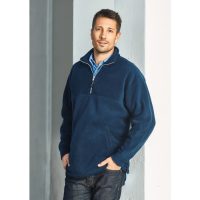 Mens Heavy Weight 1/2 Zip Winter Fleece