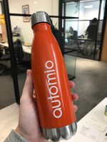 branded aluminium drink bottle